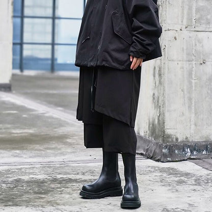 Layered Drawstring Pants【TR3223】