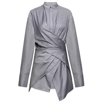 Center Fit Blouse Shirt【TR1020】