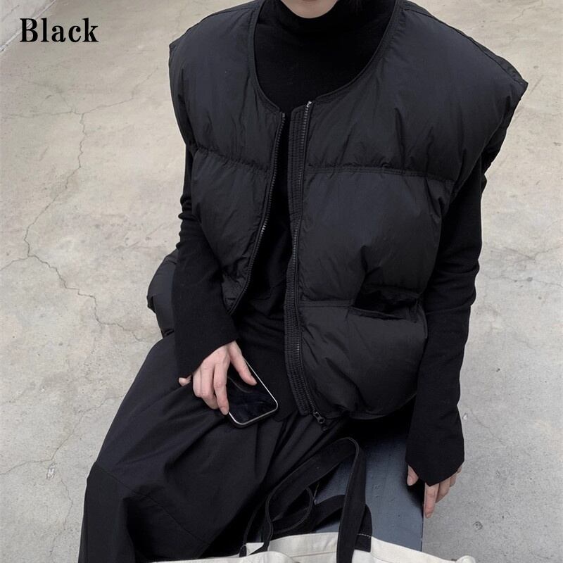 Quilting Round-Neck Jacket Vest【TR3233】