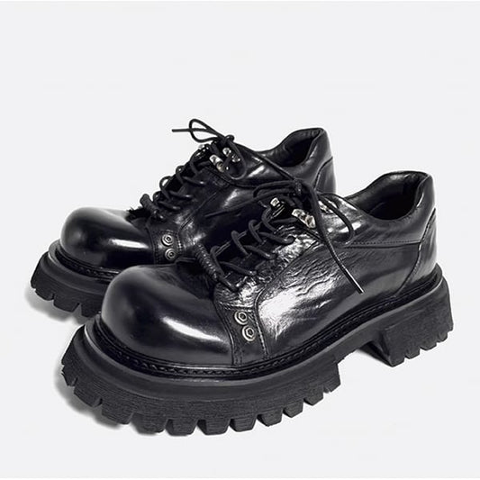 Pleated Metallic Casual Shoes【TR3408】