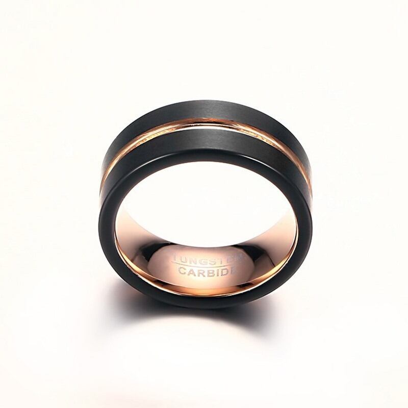 Stainless Sophisticated Ring 8mm【TR2761】