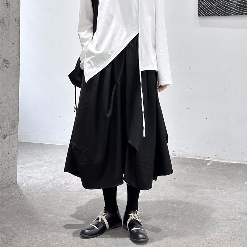 Drape High-Waist Skirt【TR3155】