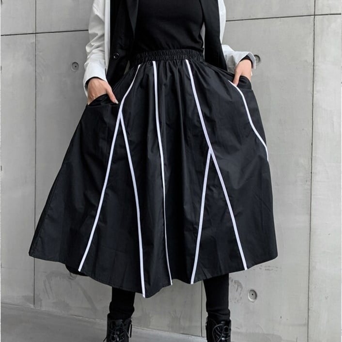 High Elastic Waist Skirt【TR1101】