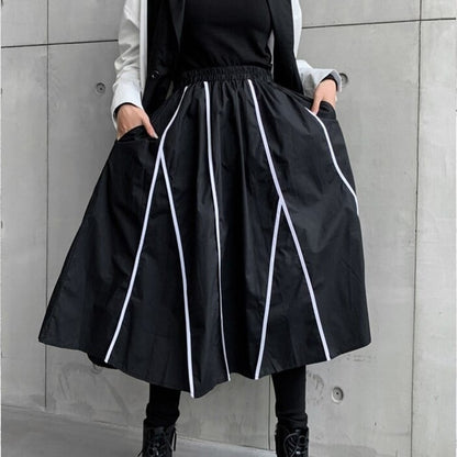 High Elastic Waist Skirt【TR1101】