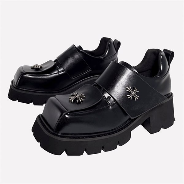 Metallic Cross Pattern Shoes【TR3404】