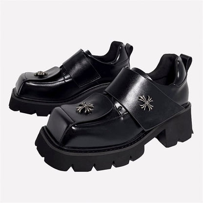 Metallic Cross Pattern Shoes【TR3404】