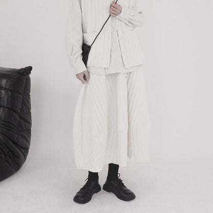 Quilting Crumply Skirt【TR3158】