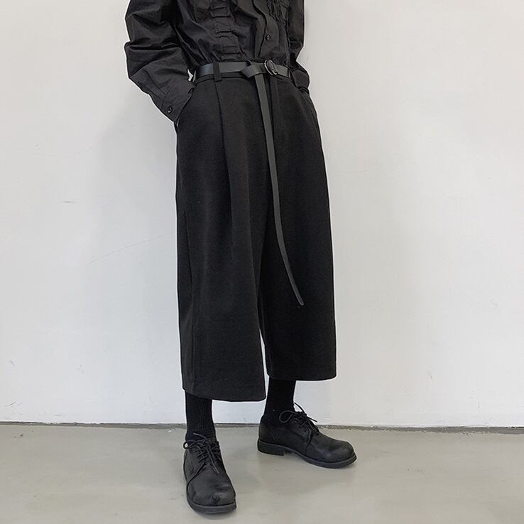 Cropped Semi-wide Pants【TR3292】