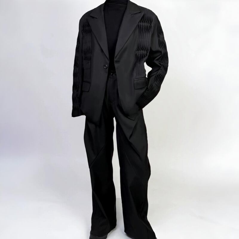 Pleated Structure Jacket【TR3365】