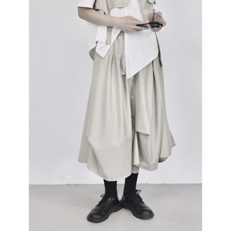 Asymmetry Drape Skirt【TR3187】