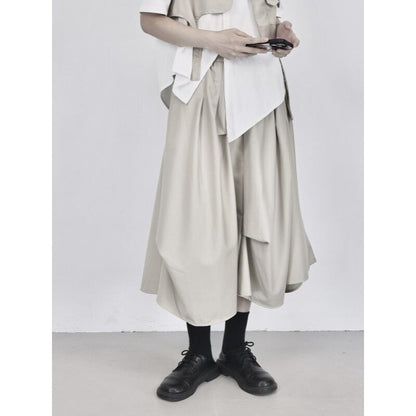 Asymmetry Drape Skirt【TR3187】