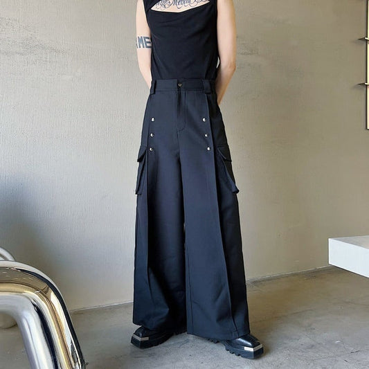 Pocket Bang Wide Pants【TR1448】