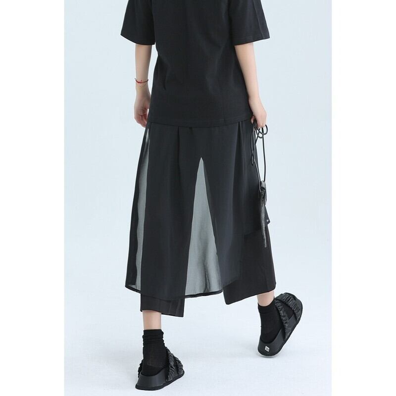 Cropped Layered Pants【TR3219】