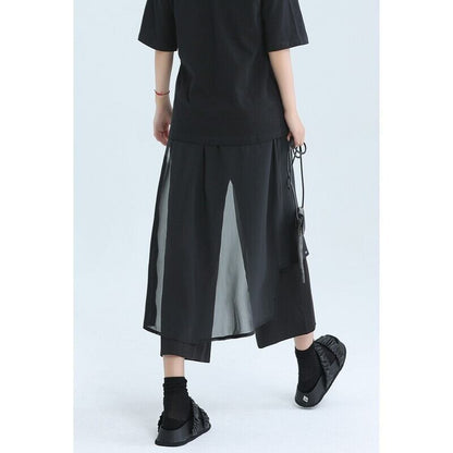 Cropped Layered Pants【TR3219】