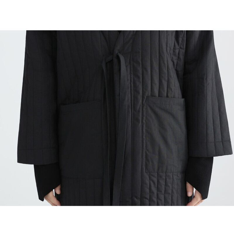 Long V-Neck Pleats Jacket【TR3260】