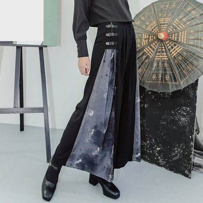 〈Unisex〉Patchwork Wide Pants【TR1168】