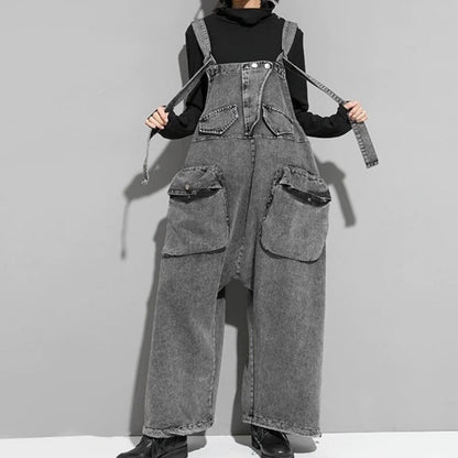 〈Unisex〉Denim Jumping Overall【TR3006】