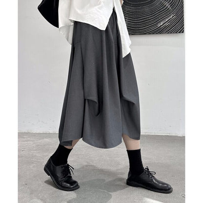 Drape High-Waist Skirt【TR3155】