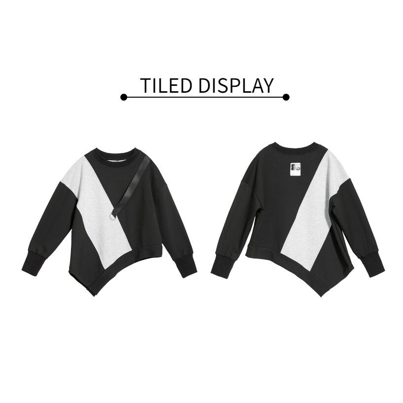 〈Unisex〉Color Block Pullover Shirt【TR2990】