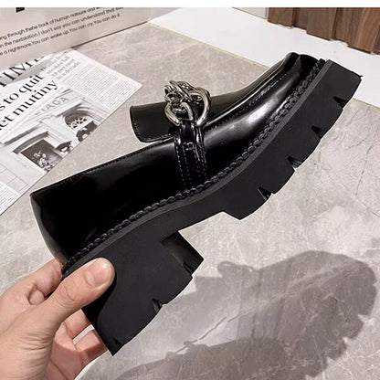 Slip-on Chain Chunky Shoes【TR3398】
