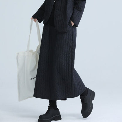 Quilting Long Skirt【TR3153】