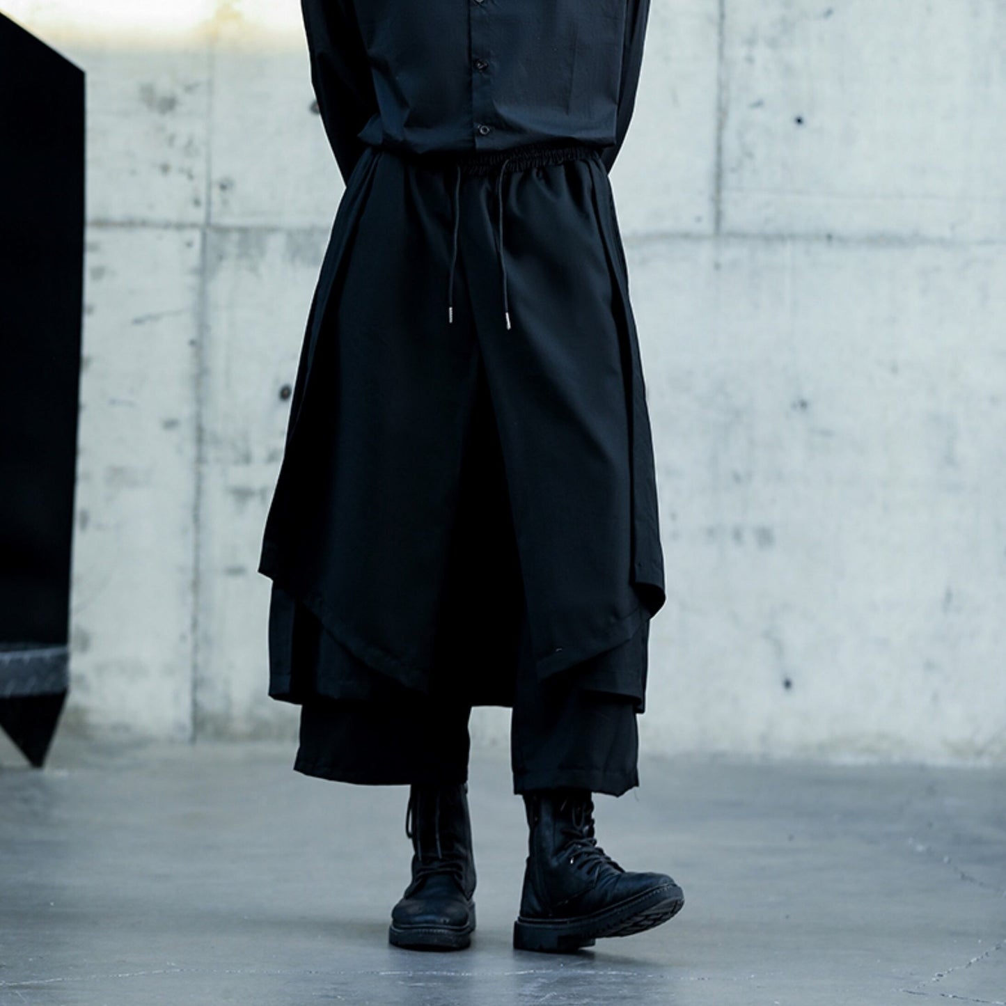 Layered-look Cropped Pants【TR3299】