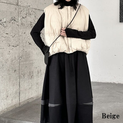 Quilting Balloon Jacket Vest【TR3237】