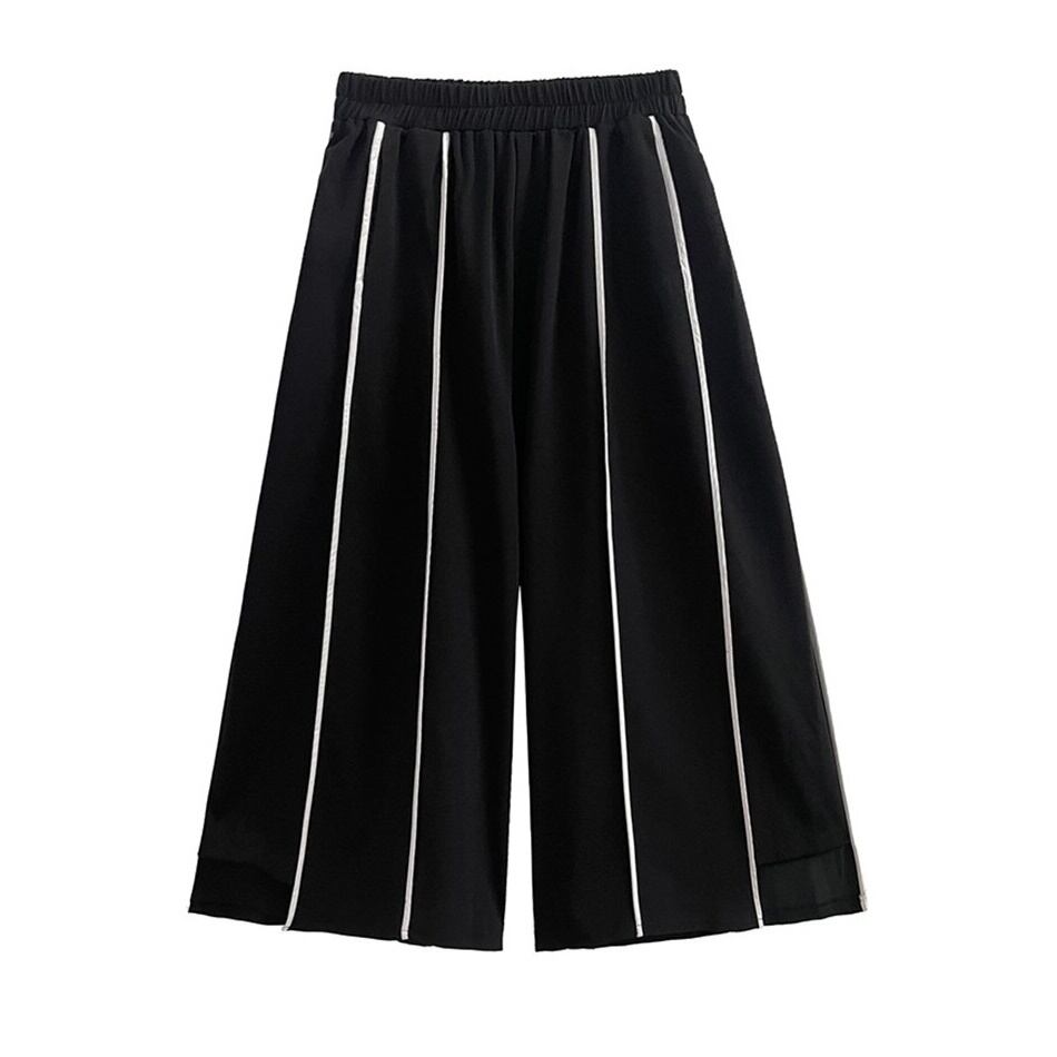 〈Unisex〉Wide-leg Line Pants【TR0511】