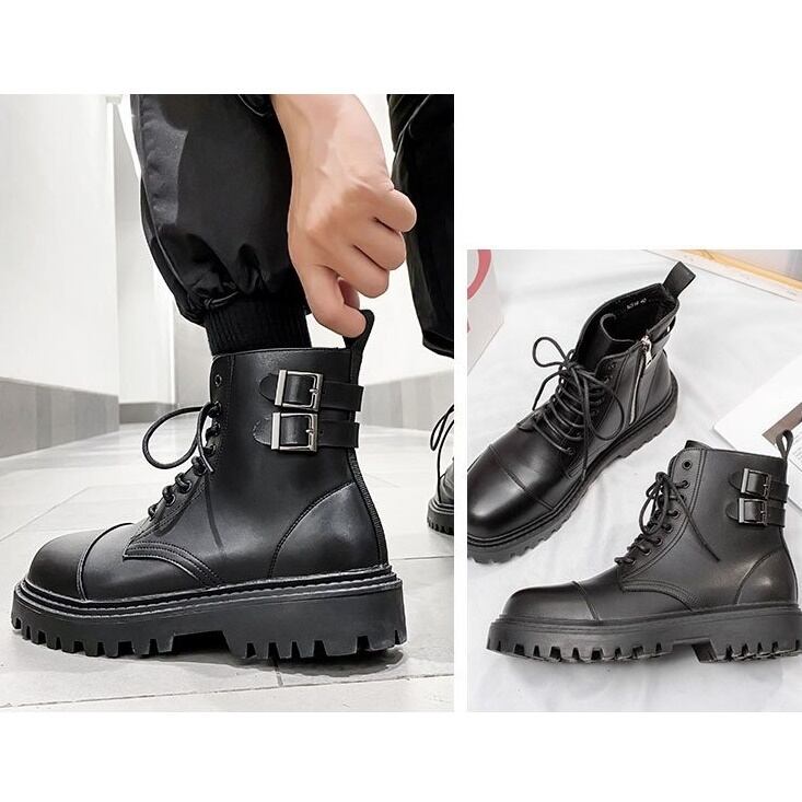 Lace-up Leather Boots【TR1296】