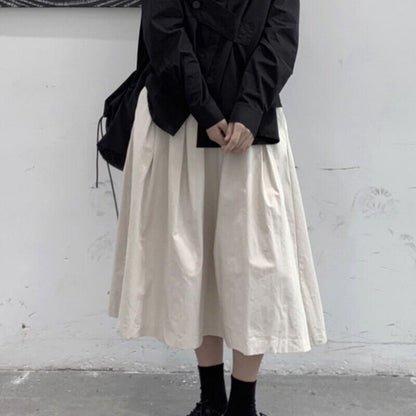 A-Line High-Waist Skirt【TR3164】