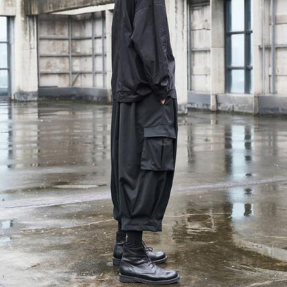 Cropped Balloon Cargo Pants【TR3306】