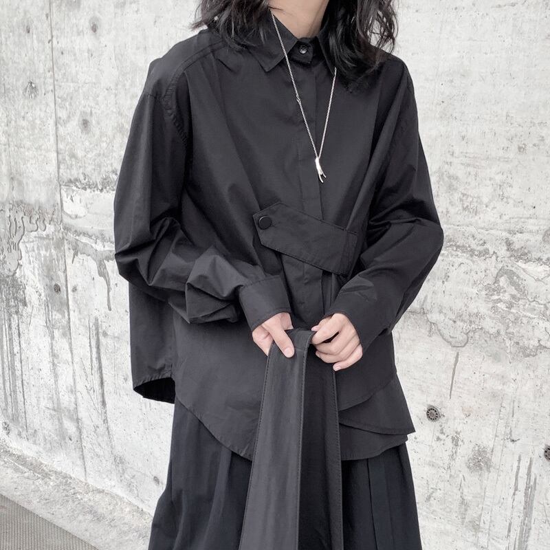 Loose Button Collared Shirt【TR3122】