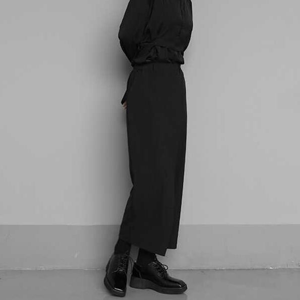 〈Unisex〉Loose Cropped Apron Pants【TR1310】