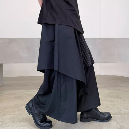 Irregular Design Wide Pants【TR3312】