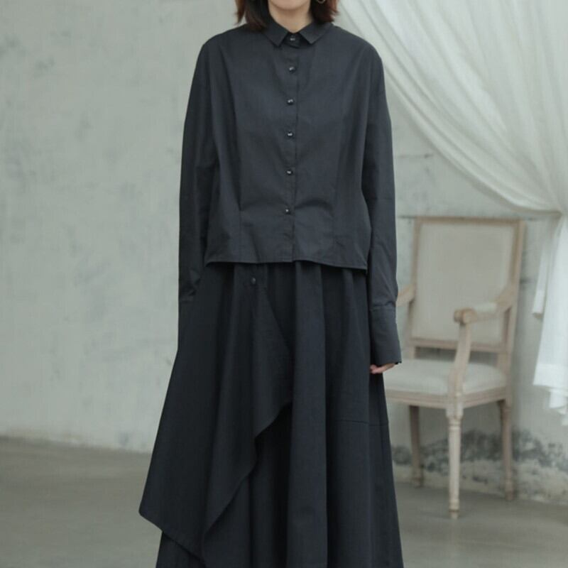 Side-Tac Basic Collared Shirt【TR3102】