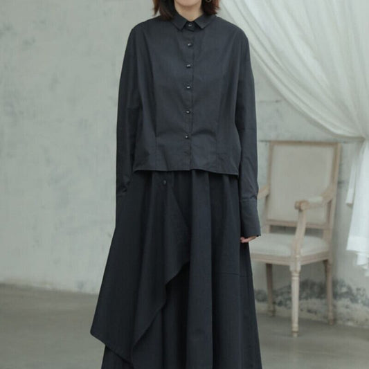 Side-Tac Basic Collared Shirt【TR3102】