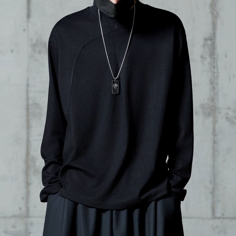 Curved Panel Long-sleeve T-shirt【TR3331】
