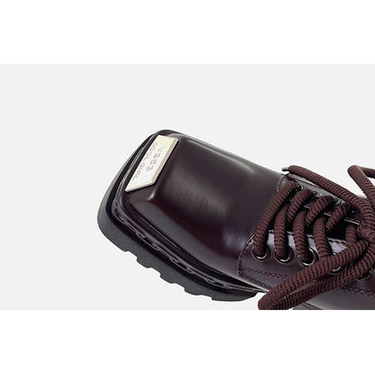Metallic Square Foam Derby Shoes【TR3411】