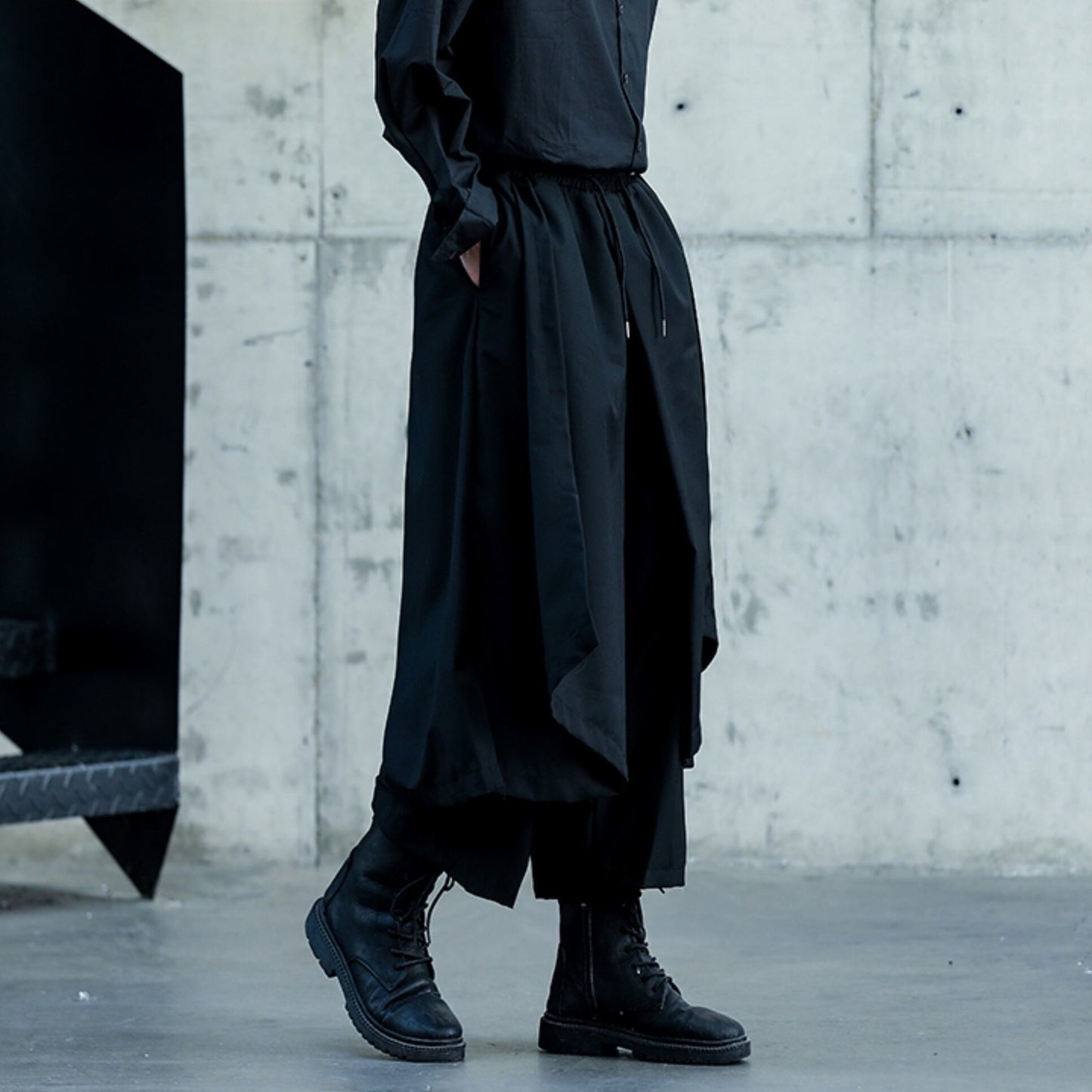 Layered-look Cropped Pants【TR3299】