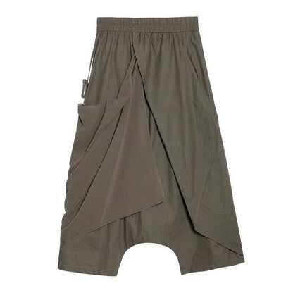 〈Unisex〉Bandage Stitch Cross Pants【TR0275】