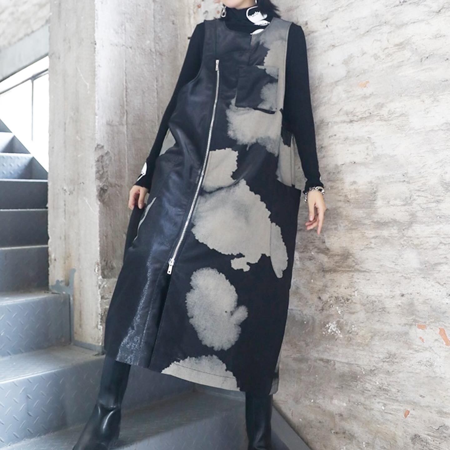 Sleeveless All in one Dress【TR1044】