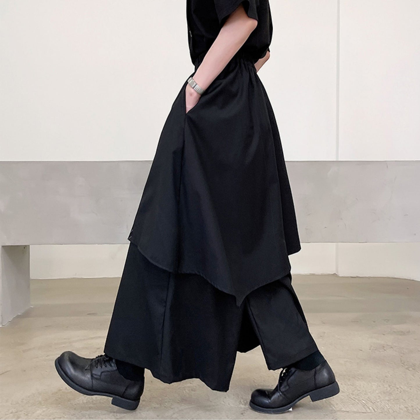 Irregular Design Wide Pants【TR3312】
