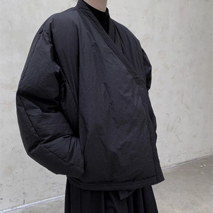 Asymmetry V-Neck Loose Jacket【TR3248】