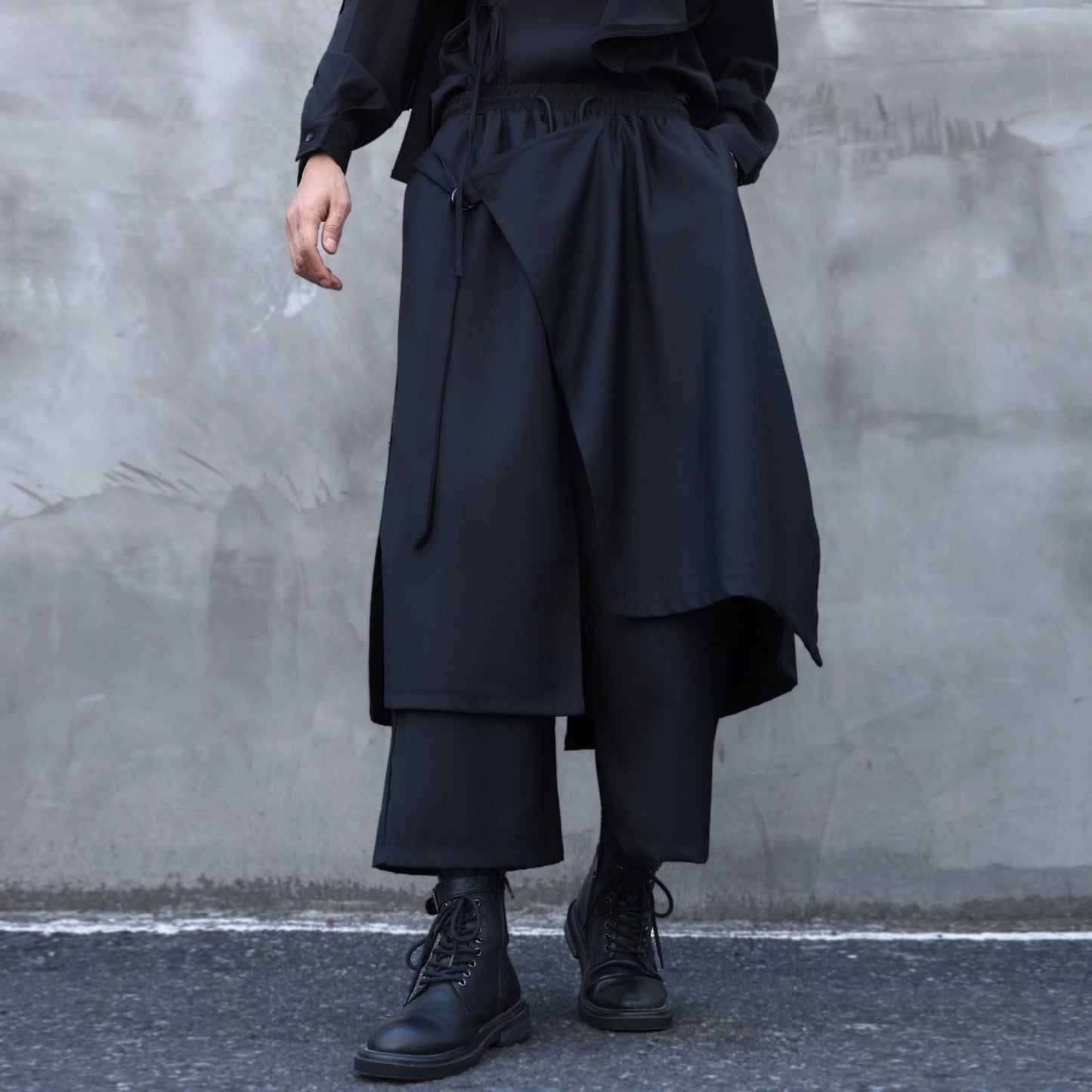 Wrap Design Ankle Pants【TR3308】