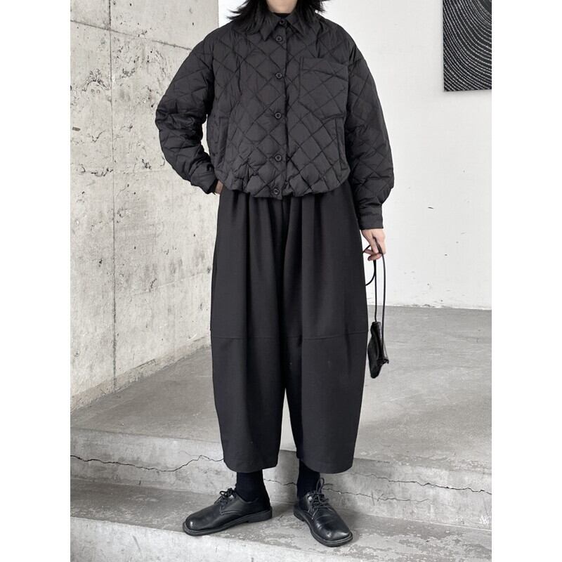 Quilting Polo-Neck Jacket【TR3247】