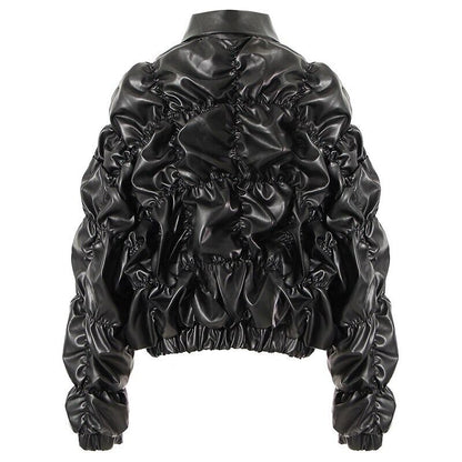 Bubble Fit Black Jacket【TR1108】