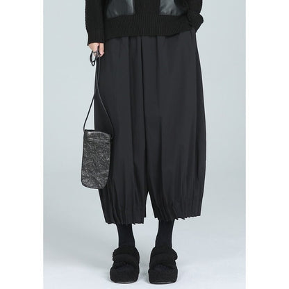 Cropped Gather Pleats Pants【TR3205】