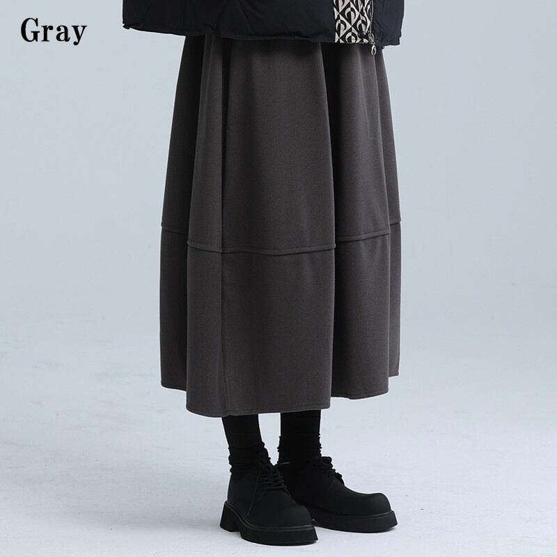 Tiered A-Line Simple Skirt【TR3169】