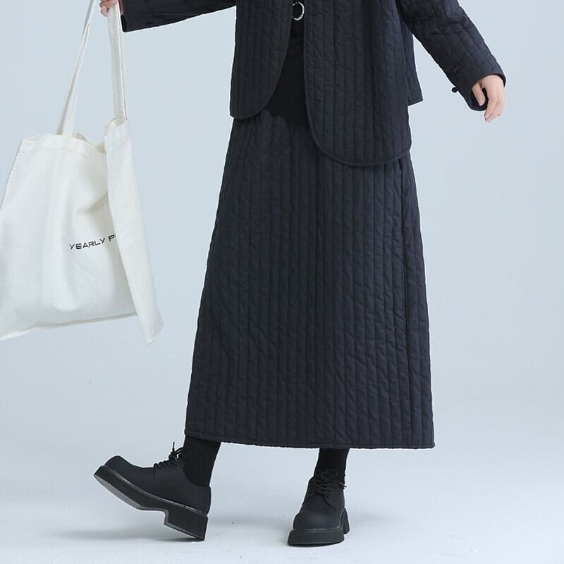 Quilting Long Skirt【TR3153】