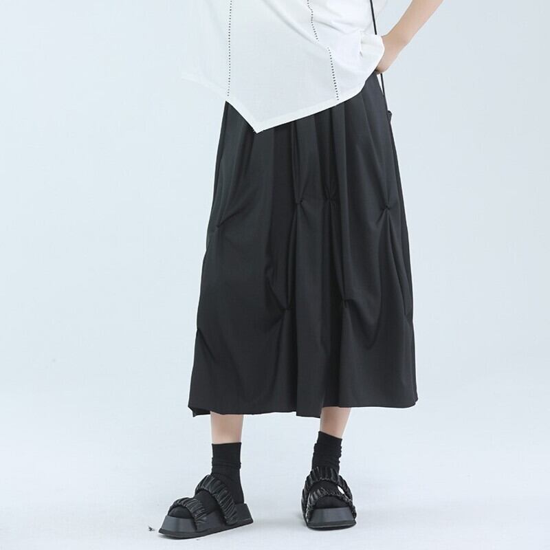 Asymmetry Drape Skirt【TR3174】